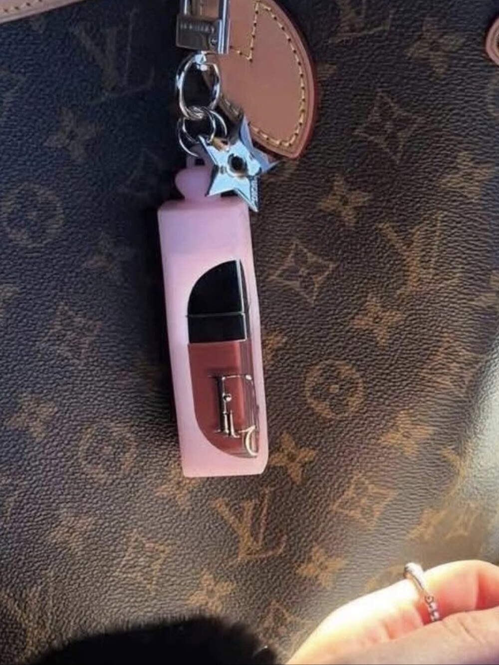 Dior Addict Novelty Addict Keychain Key Ring